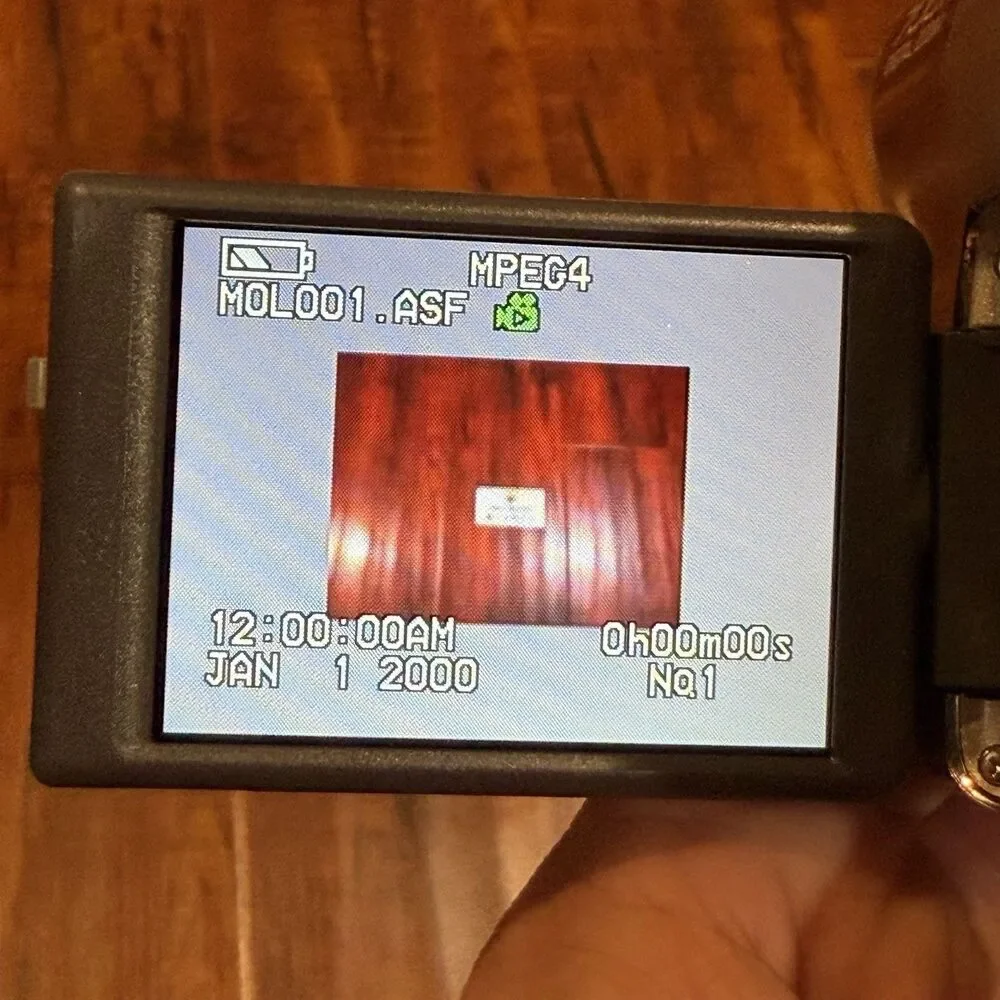 Panasonic PV-GS55 Compact Camcorder Palmcorder with Microphone & Charger - Works
